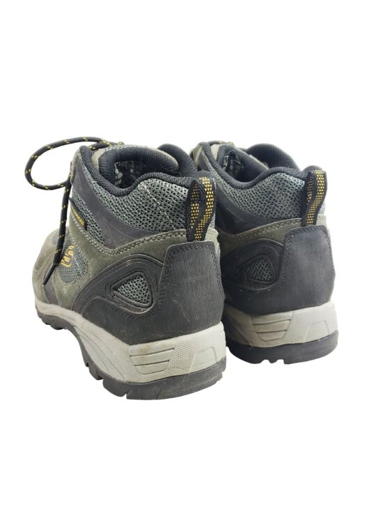 Skechers Mens Size 12 Rolton Elero Hiking Boots Leather Gray/Black